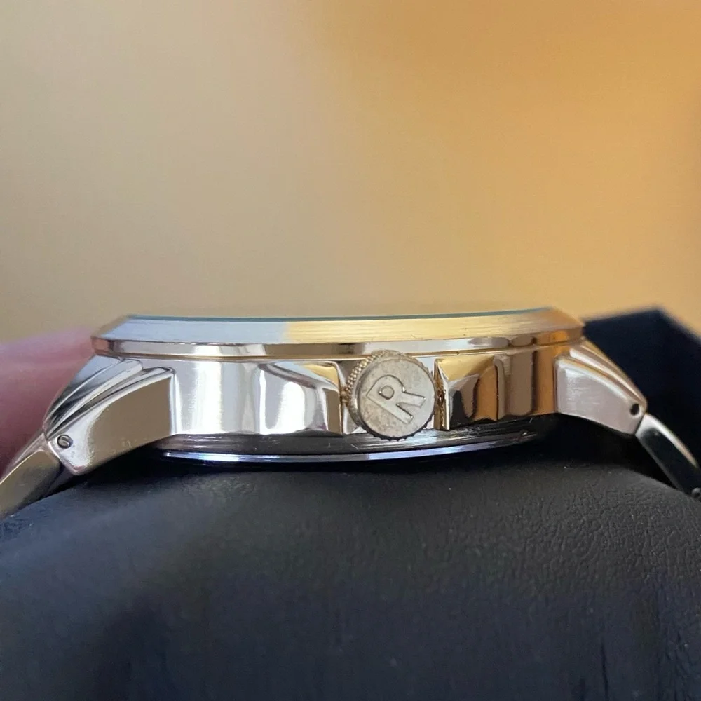 NEW Kenneth Cole Reaction Men's Champagne Dial 3 Hands Movement Watch, 4…